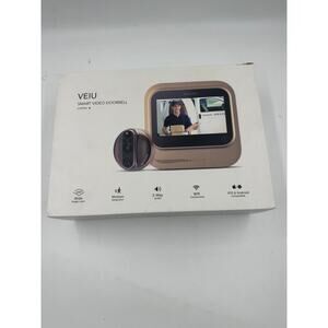 Eques VEIU Smart Video Doorbell, Nickel